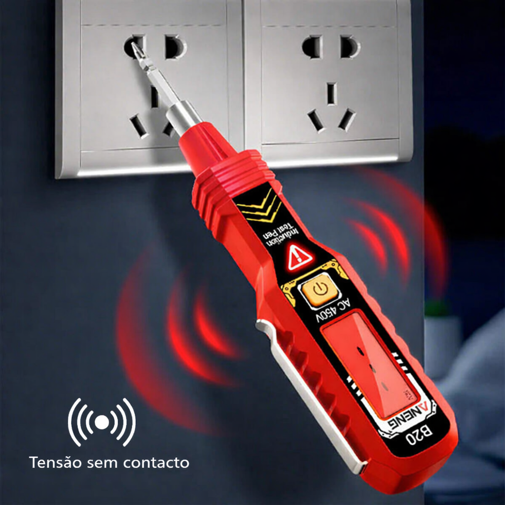 Multifunction Screwdriver + Voltmeter LCD Sem Contacto