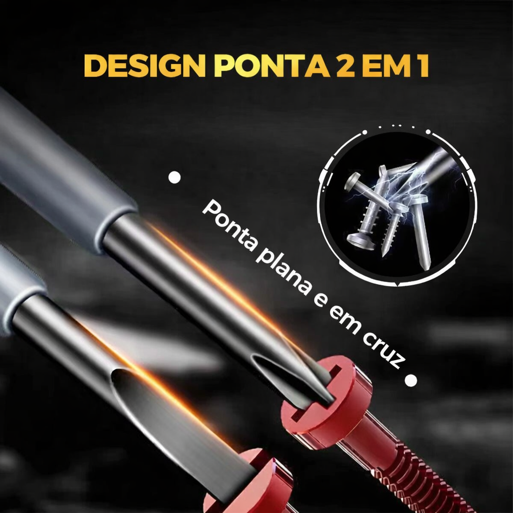 Multifunction Screwdriver + Voltmeter LCD Sem Contacto